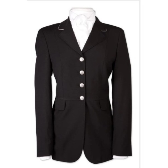 RJ Classics Jackets & Blazers - RJ Classics Travers Prestige Black Dressage Short Coat Competition Jacket 6R